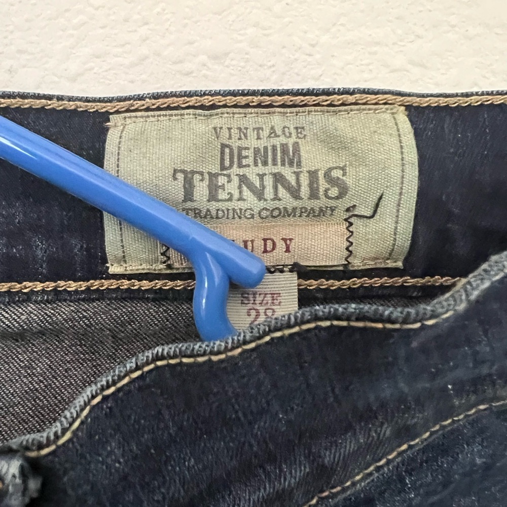 Men's Vintage Denim Tennis Jeans - Picture 2 of 3